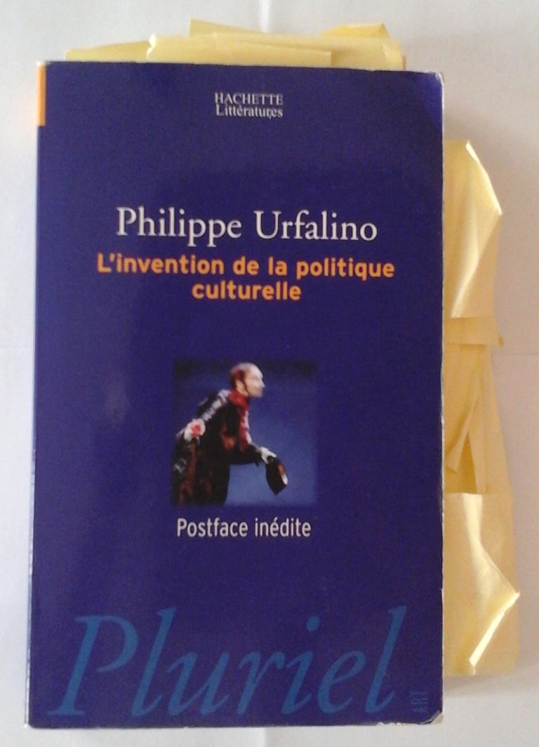 Urfalino (Philippe).- L’Invention de la politique culturelle.