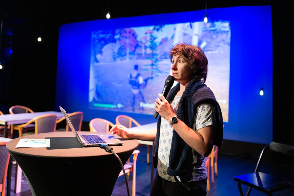 Photo IRL prise lors de ma présentation du workshop