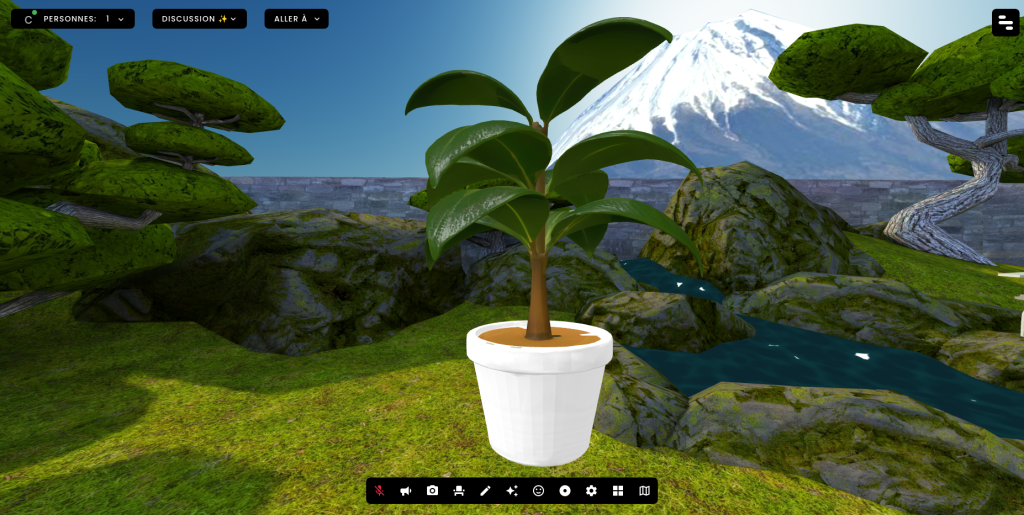 Cette fois-ci, c'est bien une plante ressemblant à un caféier qui a été générée dans un pot