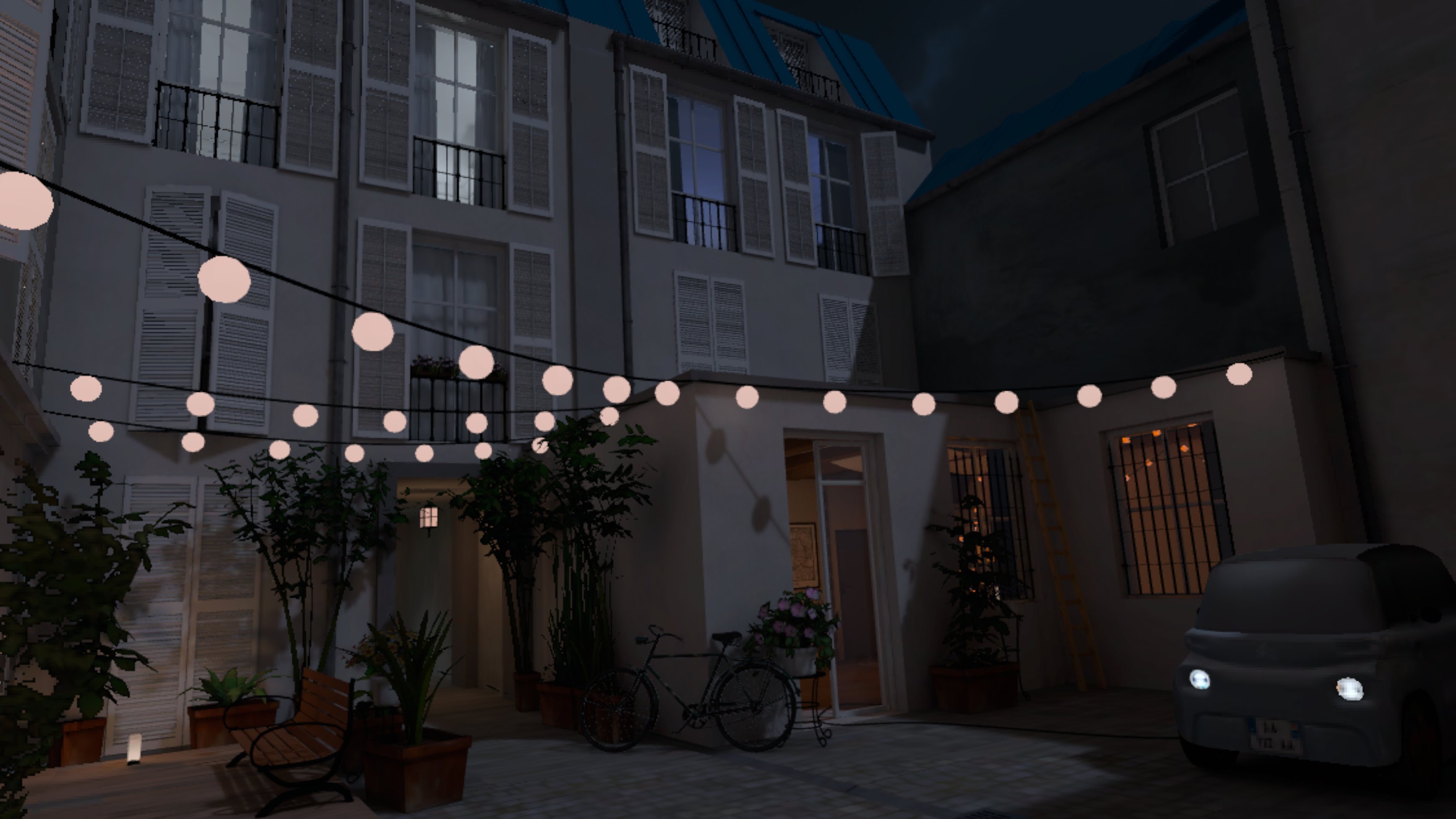 French Vibes - cour intérieure