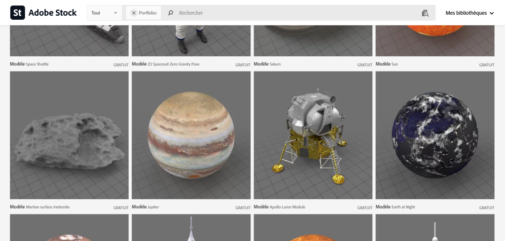 Galerie de la NASA sur Adobe Stock