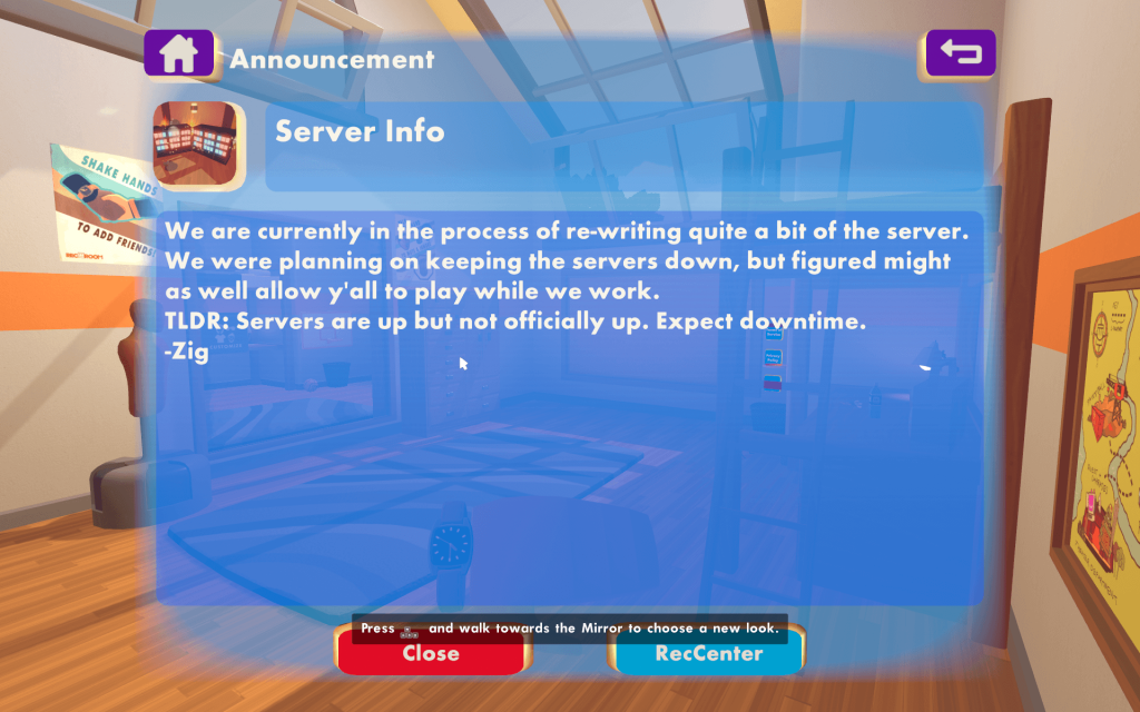 Radium Server Info