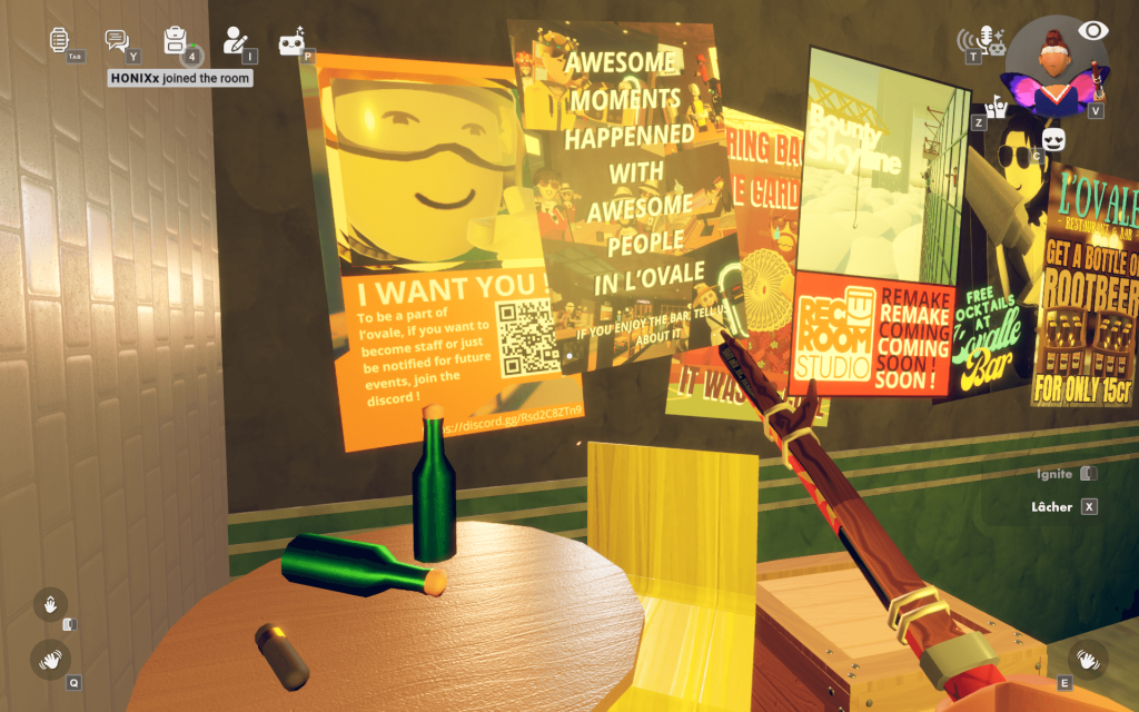 Dernière soirée à l'Ovale sur Rec Room