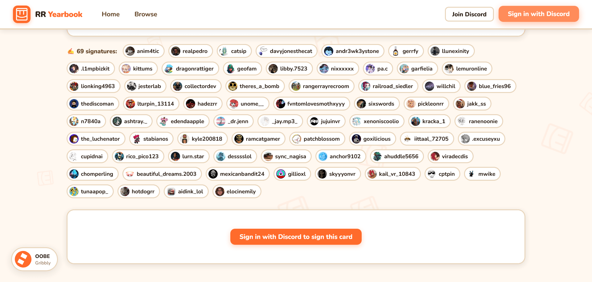 Rec Room - Signatures de Dude