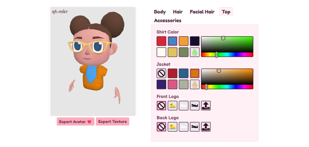 Custom Hubs Avatars