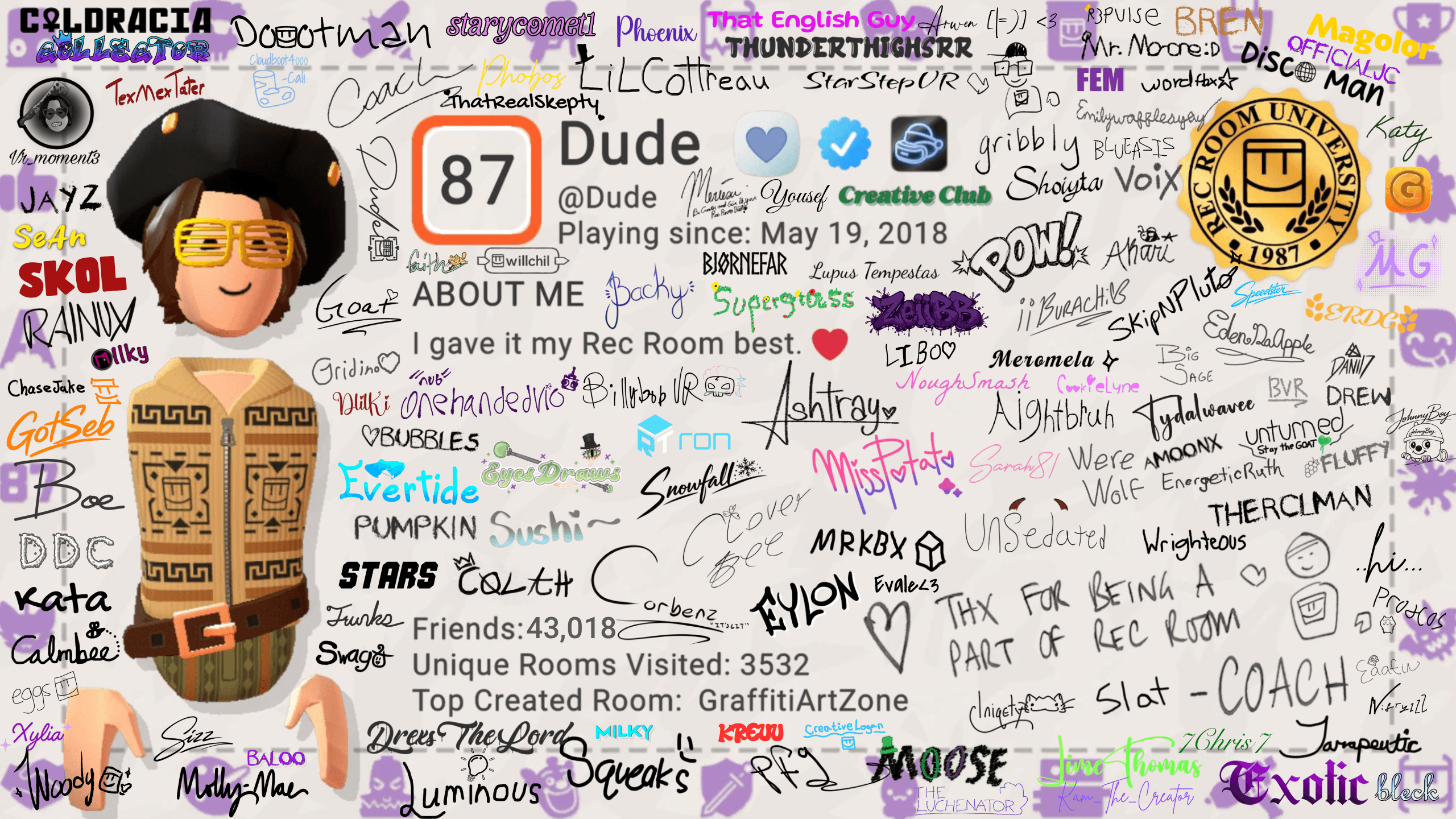 Rec Room - YearBook de Dude