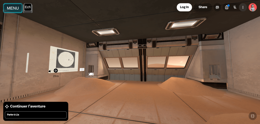 Mars : 2084 - Départ / Start - Zone 1 par Cité des sciences et de l'industrie