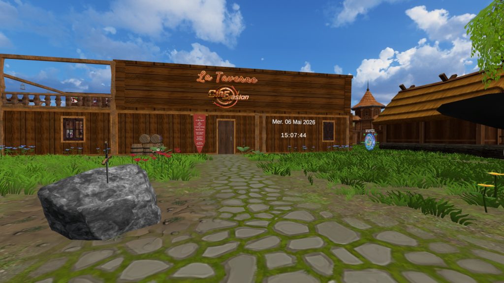 La façade de la taverne cinévasion