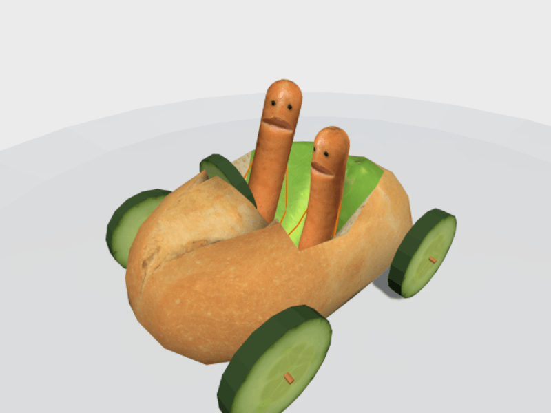 Vignette de Hot Dog Race Car