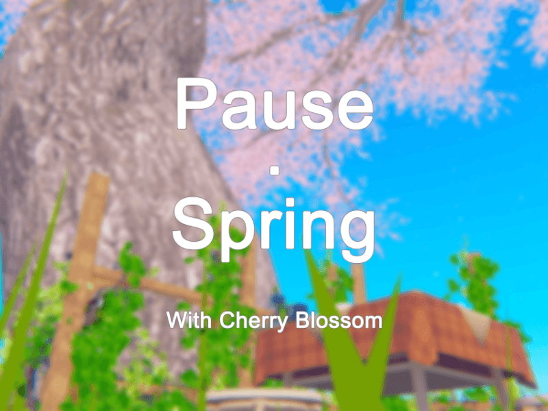 Vignette de Pause - Spring with Cherry Blossom