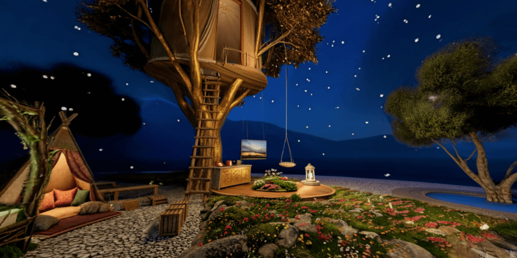 Reproduction de Memories of a gentle breeze de nuit