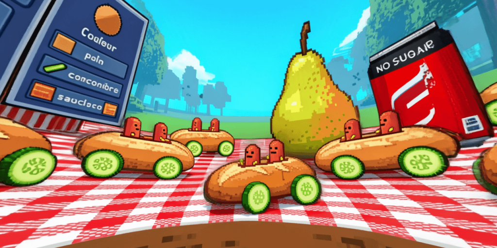 Rproduction de Hot Dog Race Car